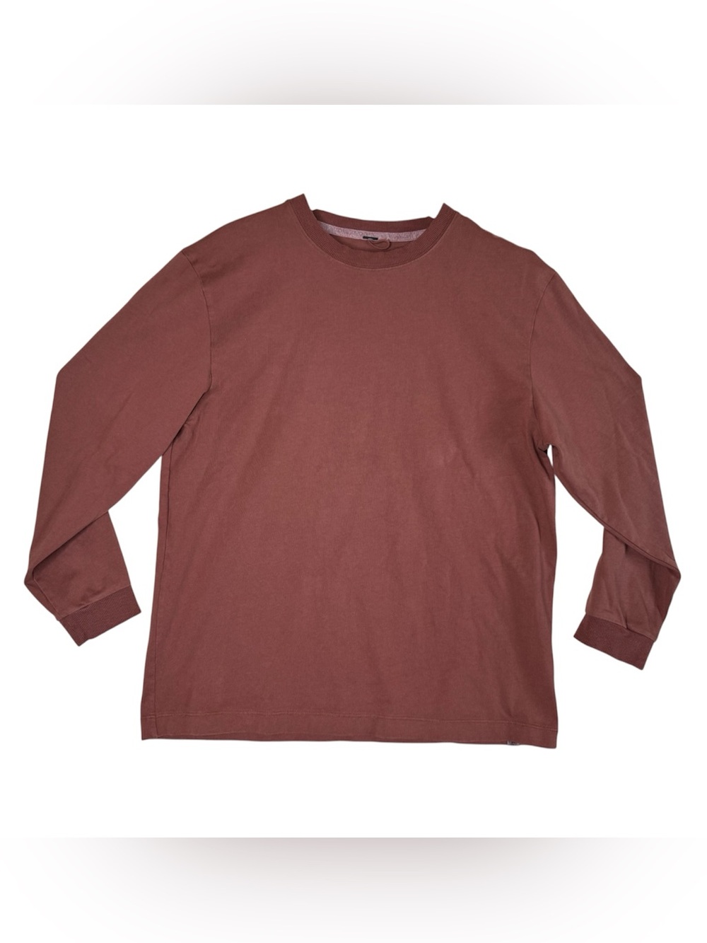 Lululemon Heavyweight Cotton Jersey Long Sleeve Shirt Smoky Topaz Men's Medium ?